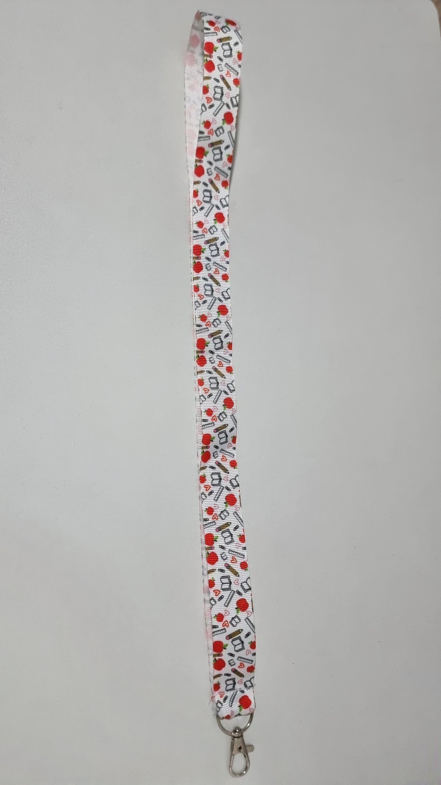 School pattern lanyard