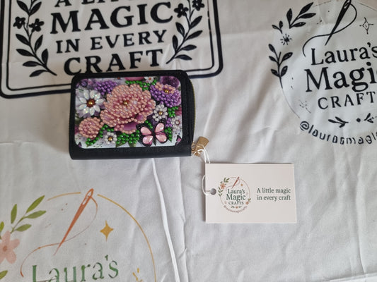 Floral Diamond Painting Wallet