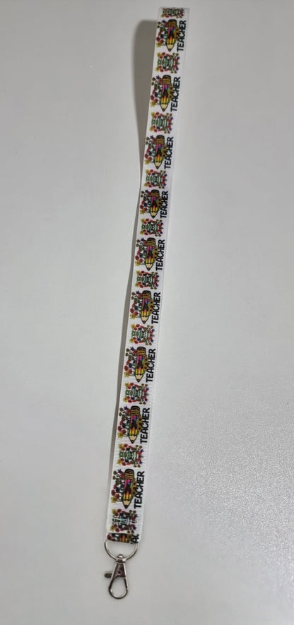 "Teacher" Lanyard