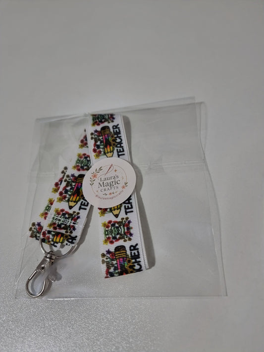 "Teacher" Lanyard