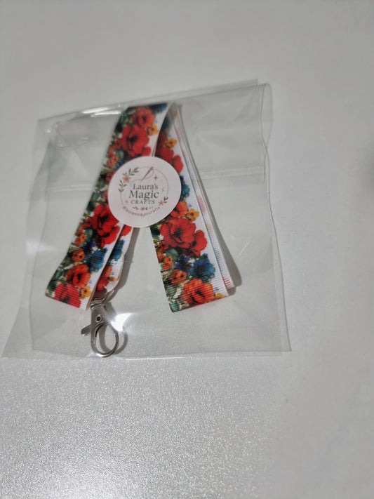 Floral Lanyard