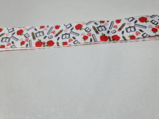 School pattern lanyard