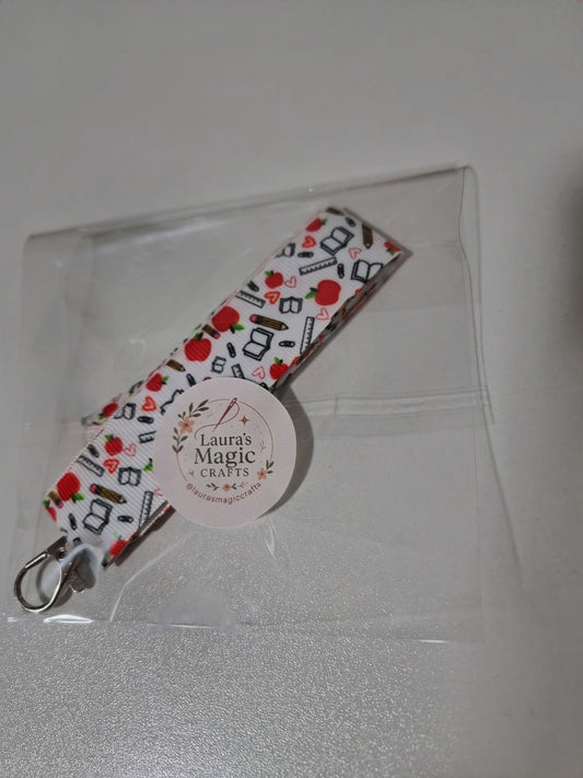 School pattern lanyard