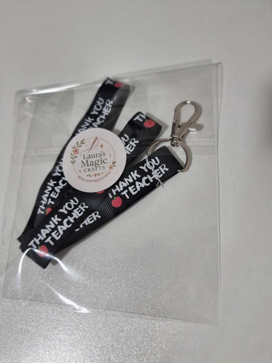 Thank You Teacher Lanyard