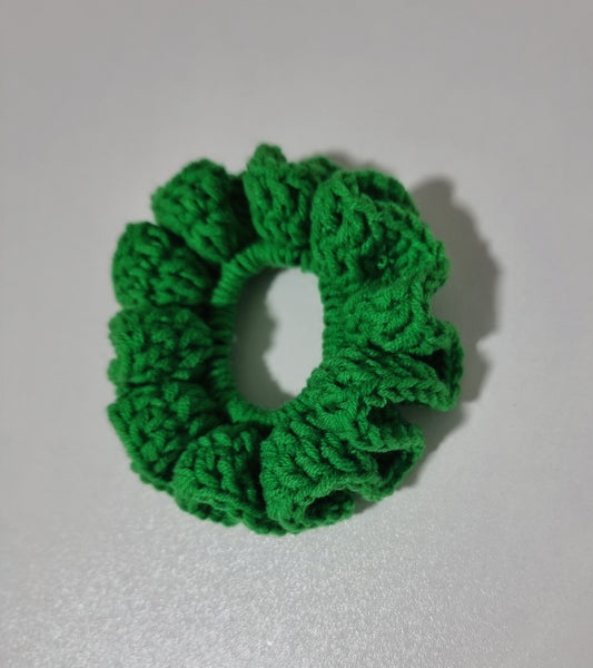 Crochet Scrunchie - Green