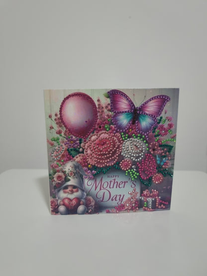 Mother's Day Cards- diamond painting finish