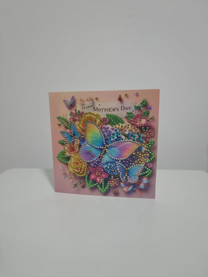 Mother's Day Cards- diamond painting finish