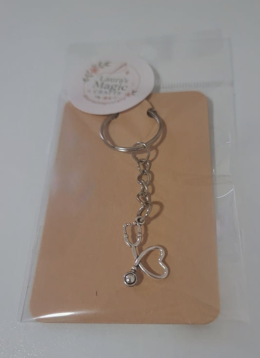 Stethoscope Key Ring