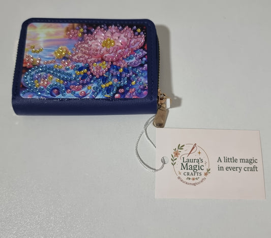 Water Lilly Wallet - diamond art finish