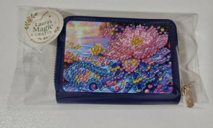 Water Lilly Wallet - diamond art finish