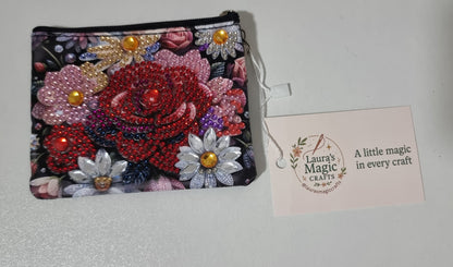 Dimond Art Finish Wallets with Key Chain