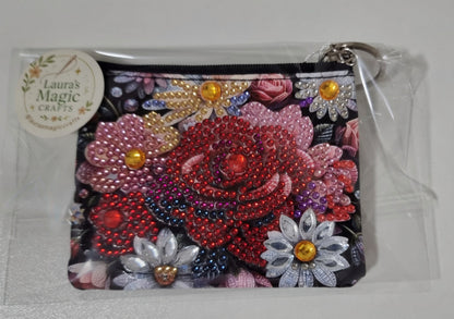 Dimond Art Finish Wallets with Key Chain