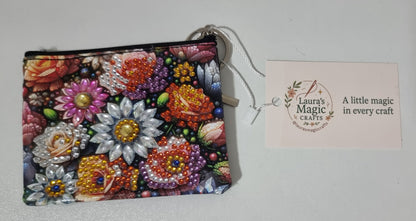 Dimond Art Finish Wallets with Key Chain