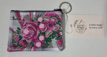 Dimond Art Finish Wallets with Key Chain