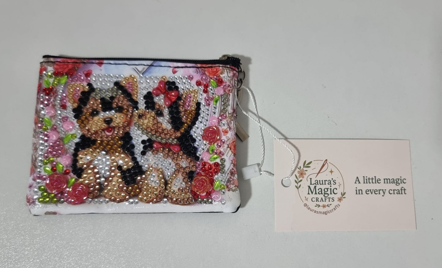 Dimond Art Finish Wallets with Key Chain