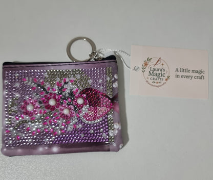 Dimond Art Finish Wallets with Key Chain