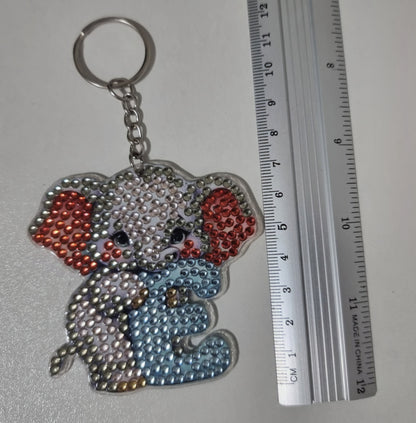 Alphabet Key Rings