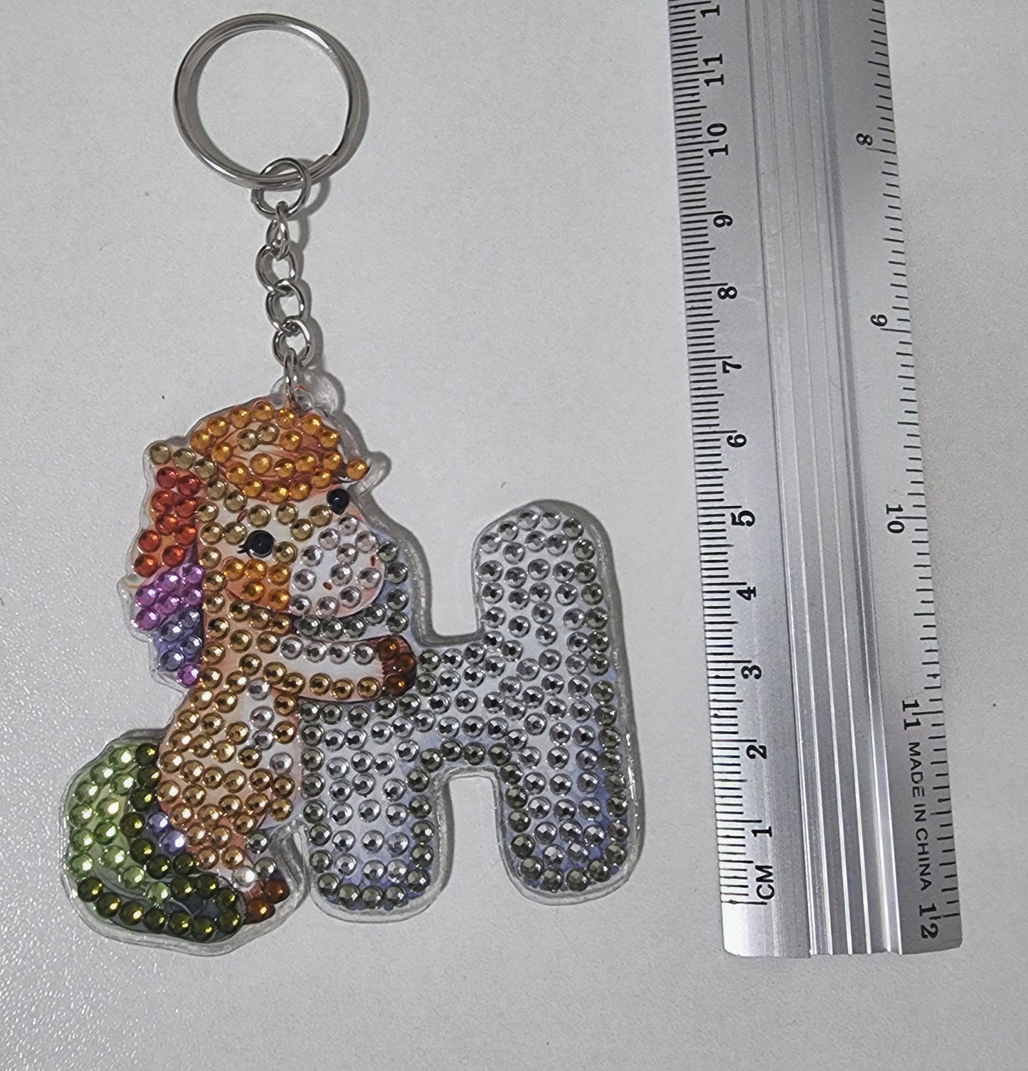 Alphabet Key Rings