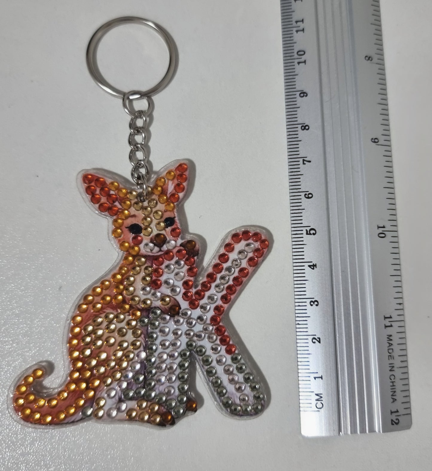 Alphabet Key Rings
