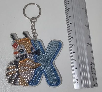 Alphabet Key Rings