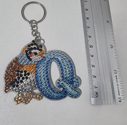 Alphabet Key Rings