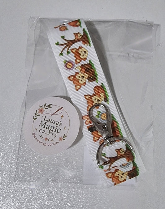 Cute fox lanyard