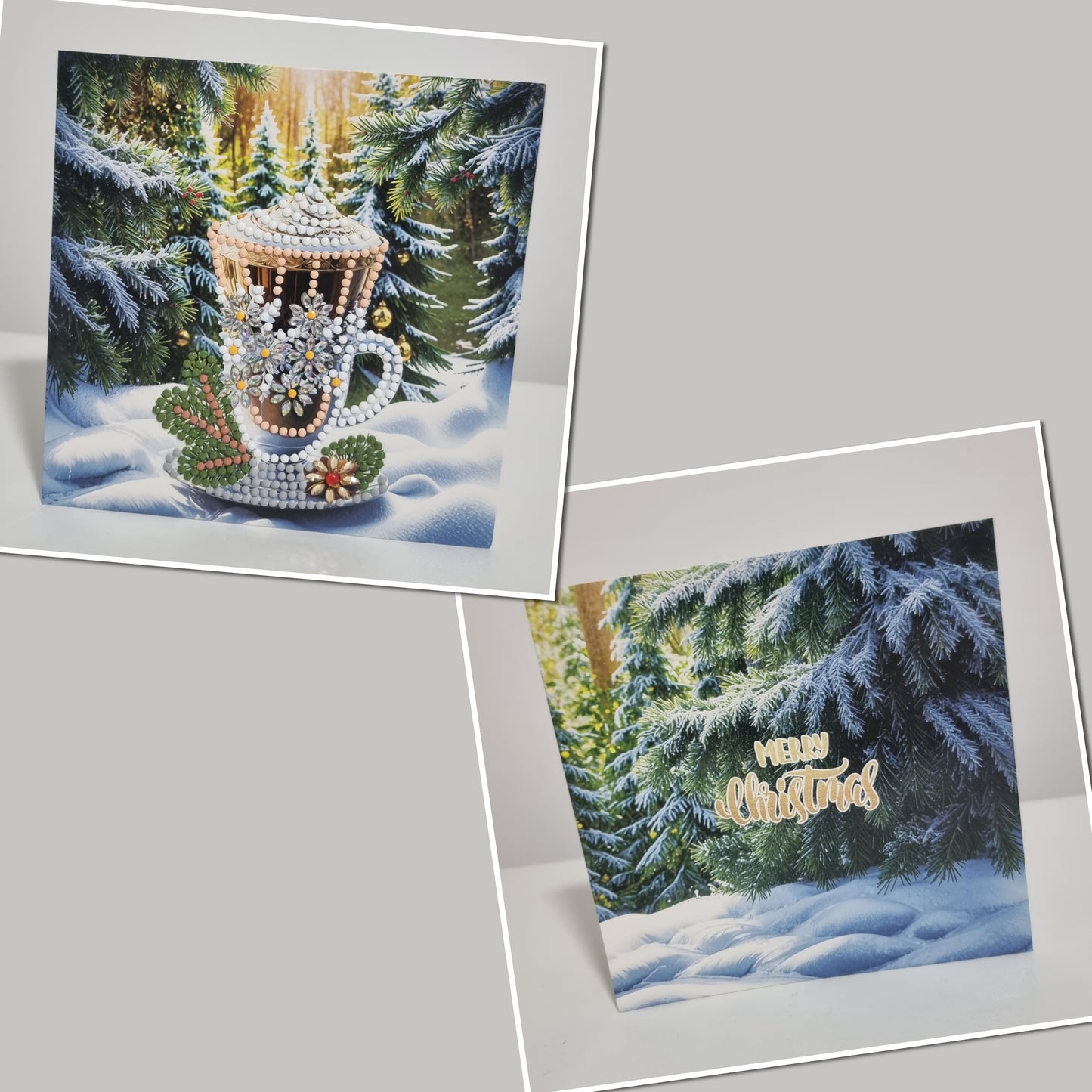 Christmas Cards - Diamond Art Finish