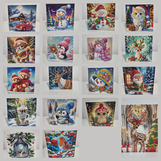Christmas Cards - Diamond Art Finish