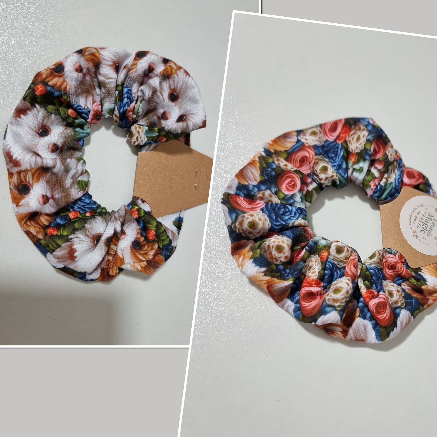 Dogs print Scrunchies
