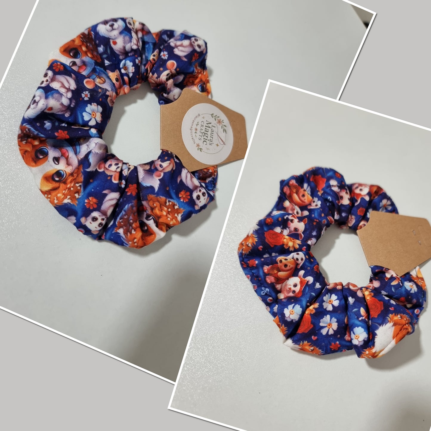 Dogs print Scrunchies