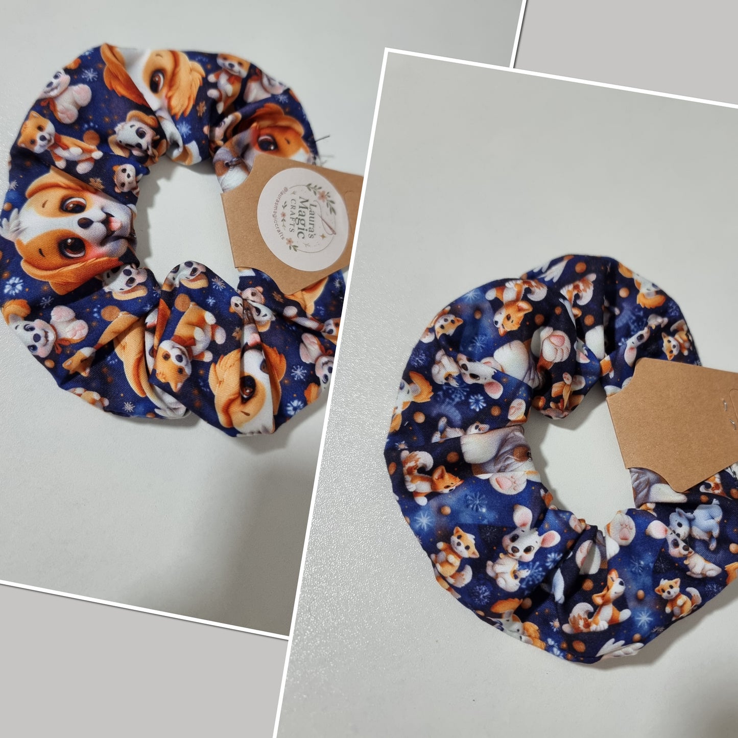 Dogs print Scrunchies