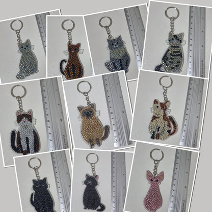 Cats Key Ring