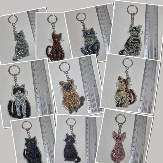 Cats Key Ring